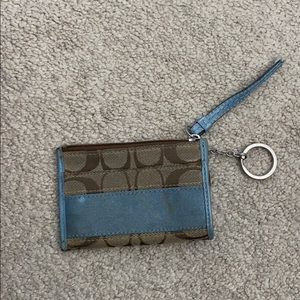 Coach keychain coin purse